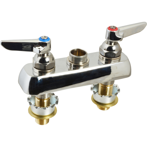 (image for) T&S Brass 1110XS-LN MOD WITH CR 4" DECK WORKBOARD FAUCET WITH CERAMICS